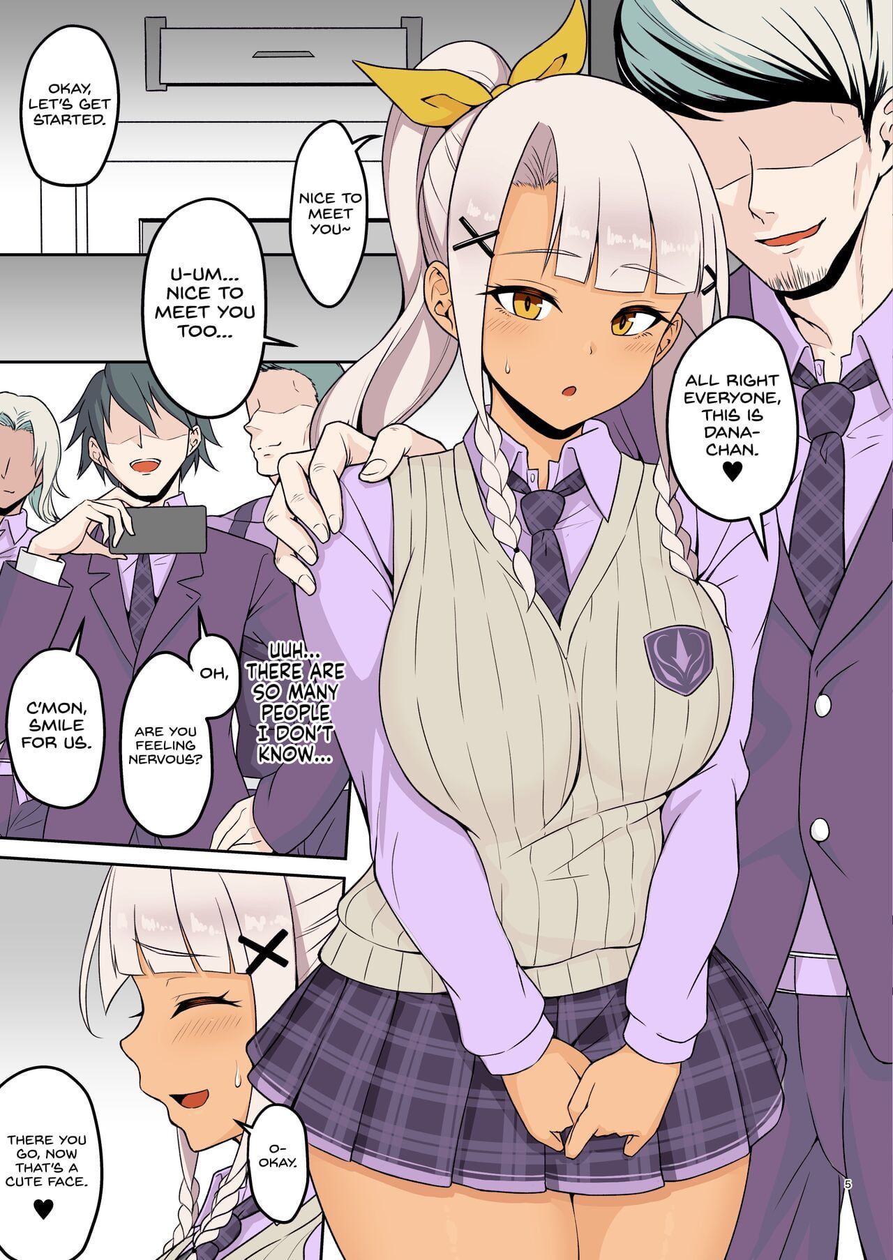 Dana-chan no Namahame H Taiken Kiroku [English] 