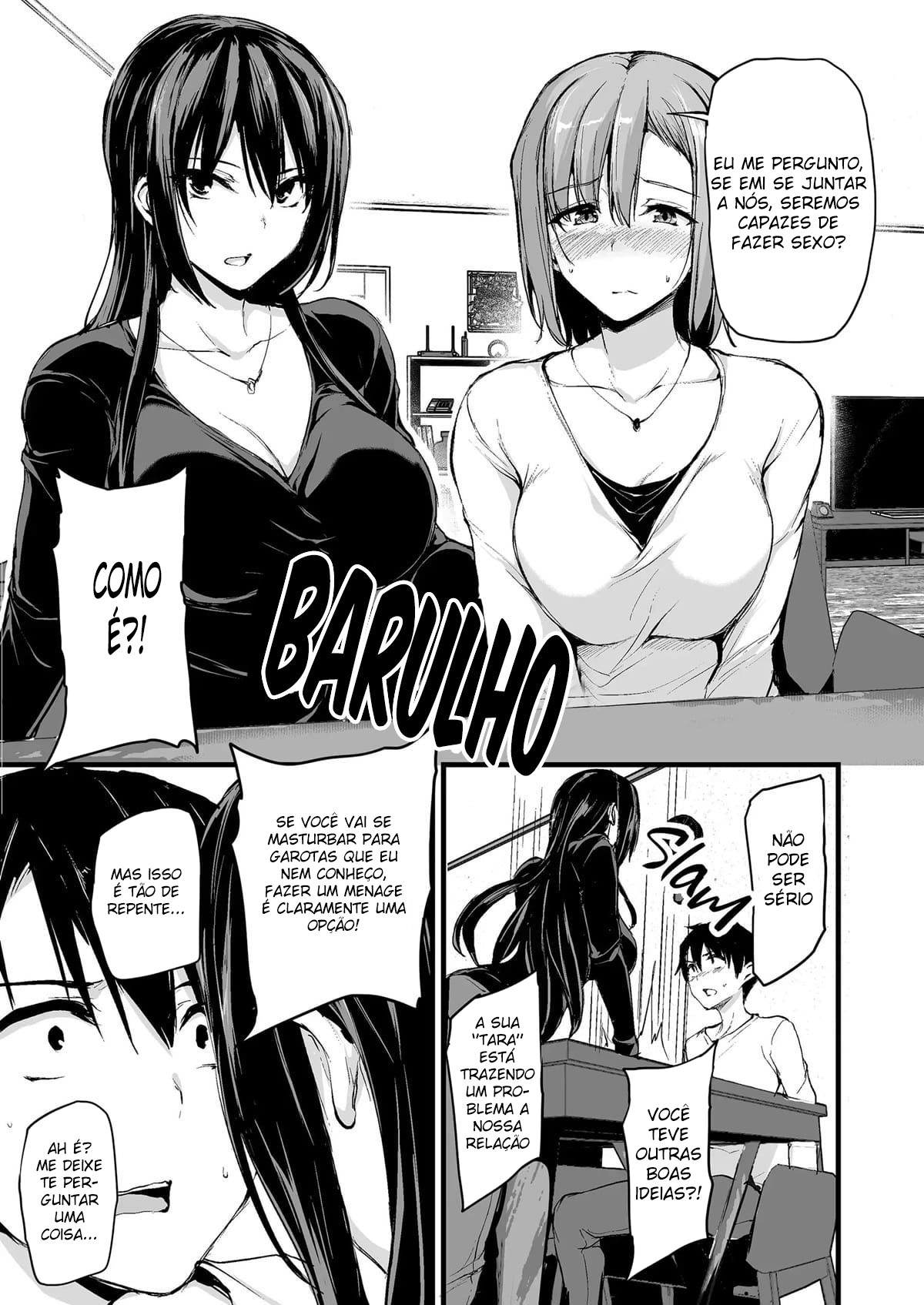 Eu não consigo ficar duro sem dois pares de seios, então minha esposa chamou uma amiga!