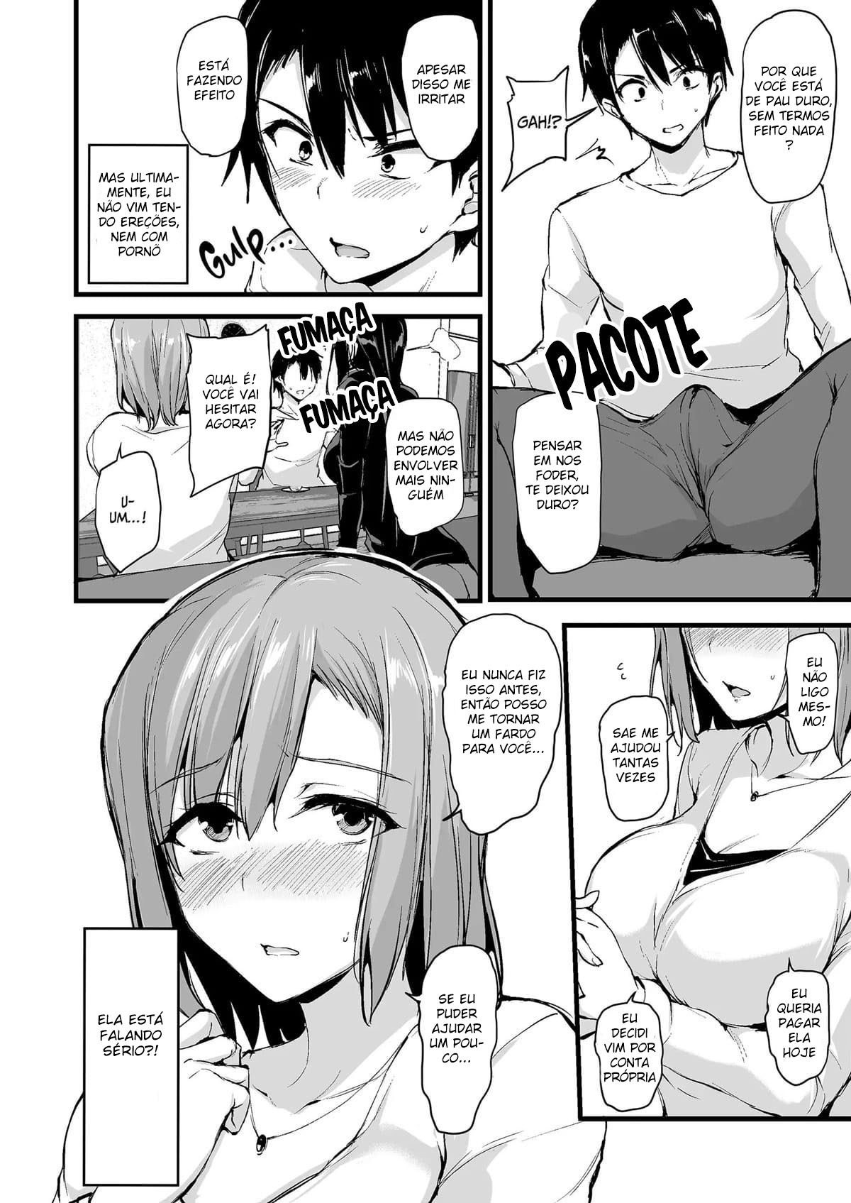 Eu não consigo ficar duro sem dois pares de seios, então minha esposa chamou uma amiga!