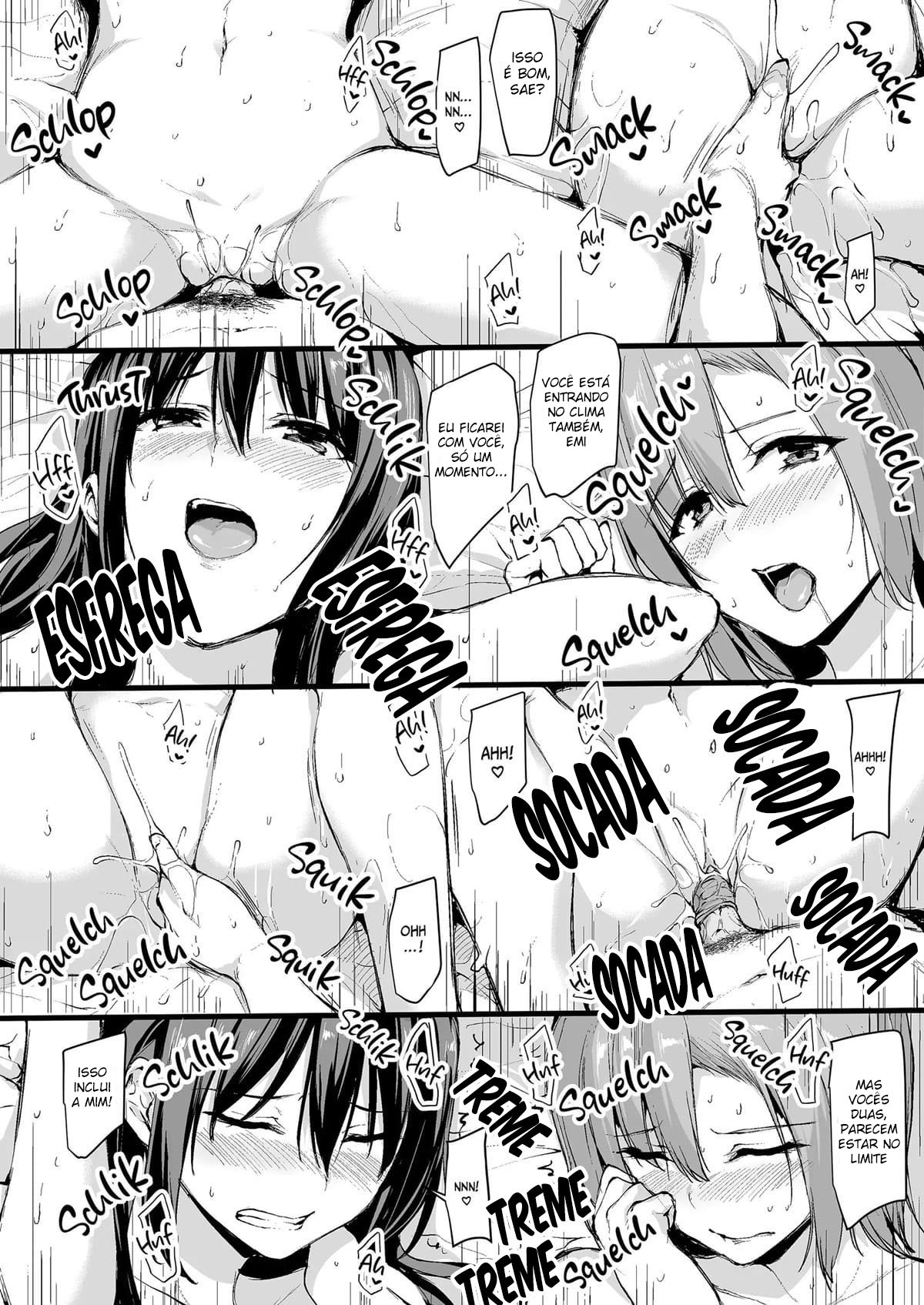 Eu não consigo ficar duro sem dois pares de seios, então minha esposa chamou uma amiga!