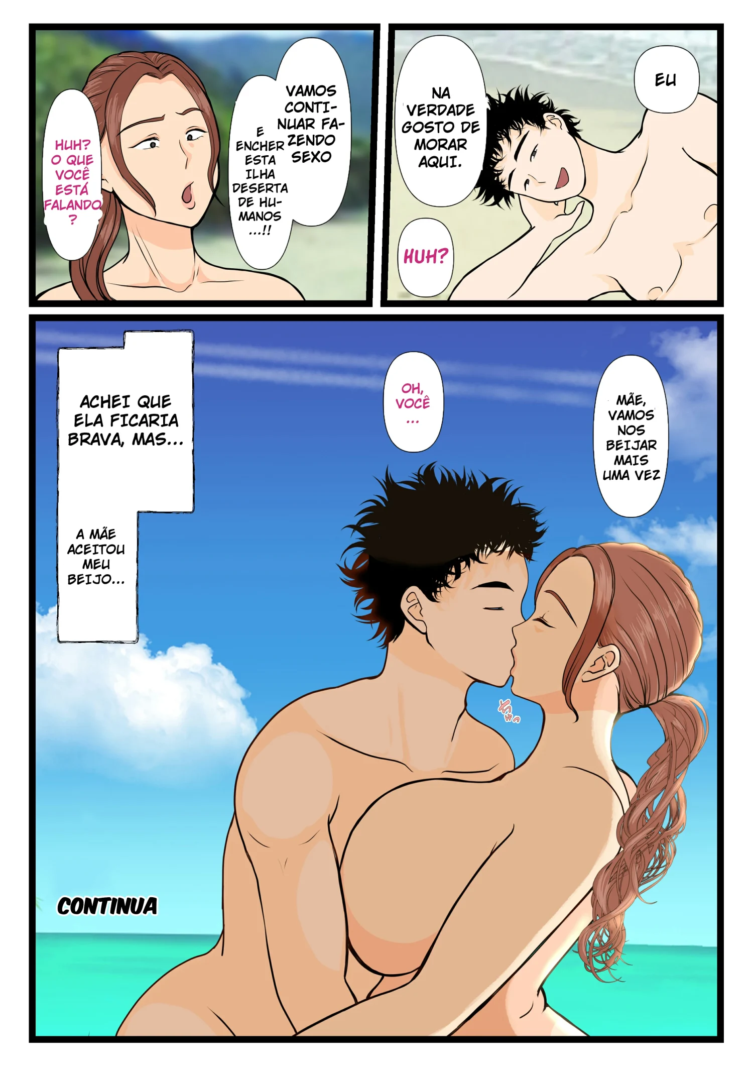 Moto Yan Haha, Mujintou nite Mesu ni naru Zenpen